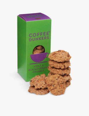 COFFEE DUNKERS: Apple and Blackcurrant Crumble cookies 165g