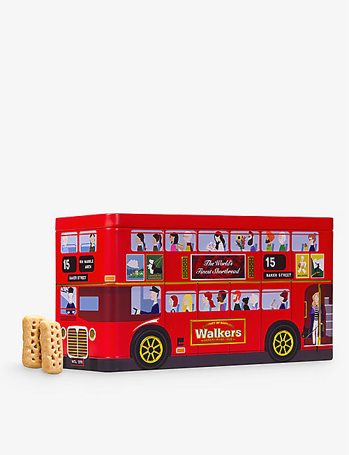 WALKERS: London Bus all-butter shortbread tin 250g