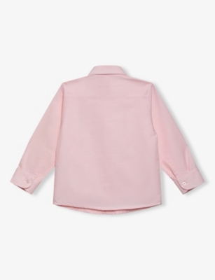 TROTTERS: Thomas Long-Sleeve Cotton Shirt 2-11 Years