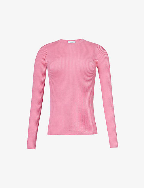 GABRIELA HEARST: Browning slim-fit cashmere and silk-blend knitted top