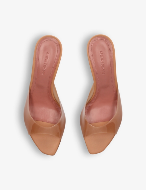 Alexa 60 PVC heeled mules