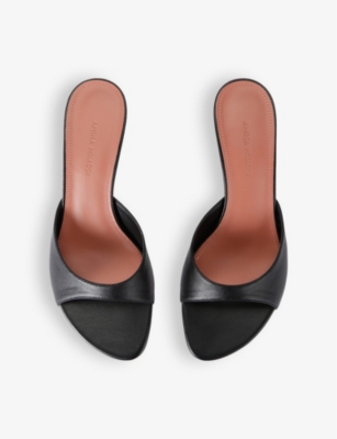 AMINA MUADDI: Jeanne kitten-heel leather slingbacks