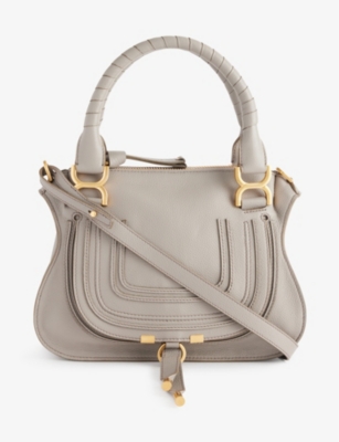 CHLOE: Marcie small leather shoulder bag