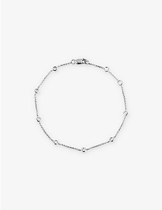 ROXANNE FIRST: Diamond a Day 14ct white-gold and 0.13ct diamond bracelet