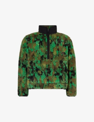 Shop The North Face Men's Emerald Extreme Pile Camo Fleece Sweatshirt