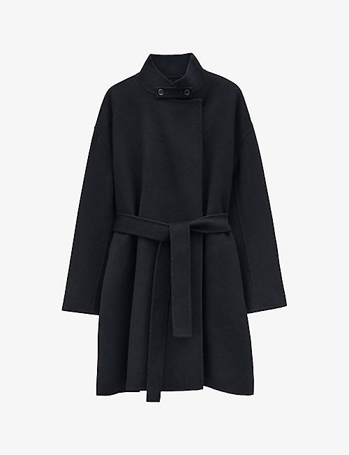 FILIPPA K: Edina collar-tab wool-blend coat