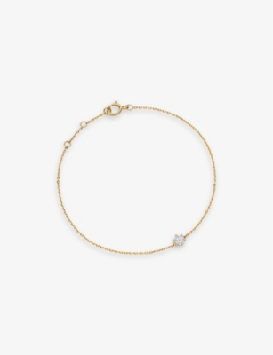 ASTLEY CLARKE: Intestellar 14ct yellow-gold and 0.165ct brilliant-cut diamond bracelet