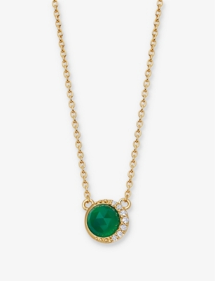 Astley Clarke Womens Yellow Gold Vermeil Luna 18ct Yellow Gold-plated Vermeil Sterling-silver And Ch In Yellow Gold Vermeil