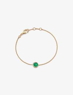 Astley Clarke Womens Yellow Gold Vermeil Luna 18ct Yellow Gold-plated Vermeil Sterling-silver And Ch