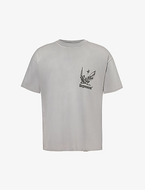 REPRESENT: Icarus graphic-print cotton-jersey T-shirt