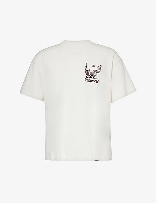 REPRESENT: Icarus graphic-print cotton-jersey T-shirt