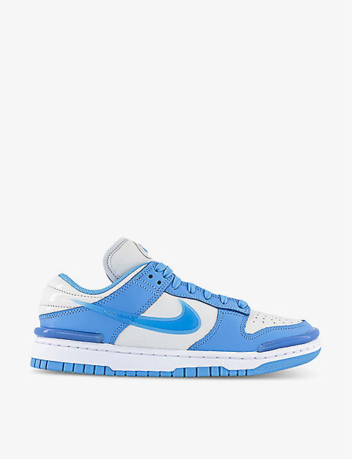 NIKE: Dunk Low Twist perforated leather low-top trainers