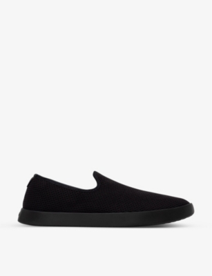 Shop Allbirds Mens Tural Black Tree Loungers Fsc-certified Eucalyptus Tree-fibre Low-top Trainers In Natural Black