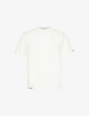 AAPE: One Point text-print cotton-jersey T-shirt
