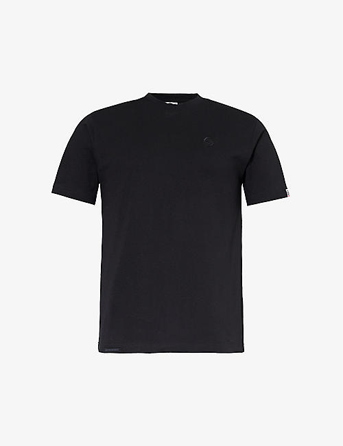 AAPE: One Point logo-embroidered cotton-jersey T-shirt