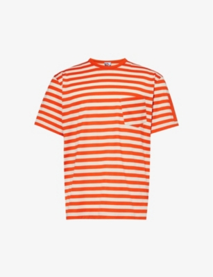 SUNSPEL: Sunspel x Nigel Cabourn striped cotton-jersey T-shirt