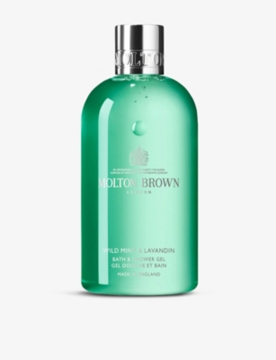 MOLTON BROWN: Wild Mint and Lavandin bath and shower gel 300ml