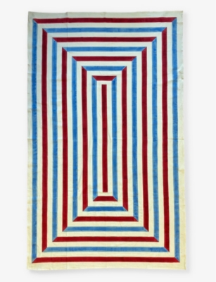 LES OTTOMANS: Hand-printed cotton table cloth 150cm x 250cm