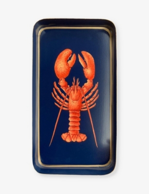 LES OTTOMANS: Fauna Lobster metal tray