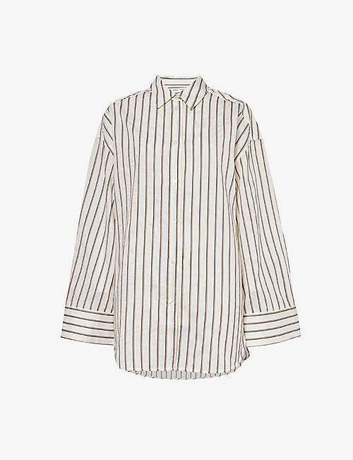 SAMSOE SAMSOE: Marika striped woven shirt