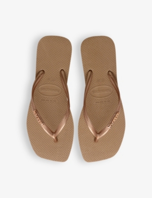HAVAIANAS: Logo-embellished rubber flip-flops