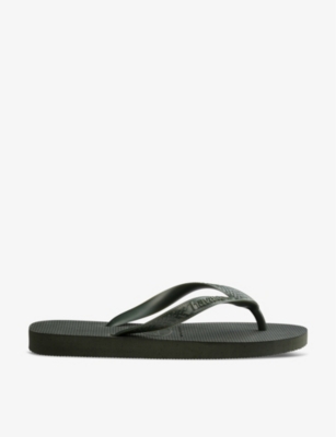 HAVAIANAS: Tiras logo-embossed rubber flip-flops