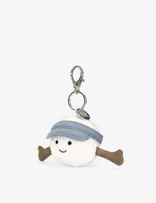 JELLYCAT: Amuseable Sports Golf Ball woven bag charm 12cm
