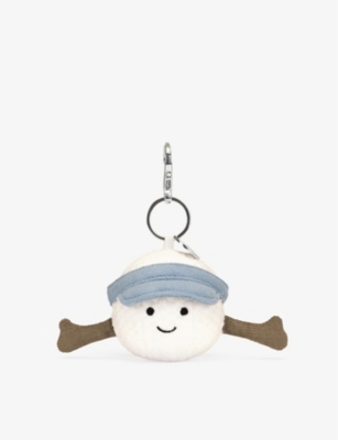 JELLYCAT: Amuseable Sports Golf Ball woven bag charm 12cm