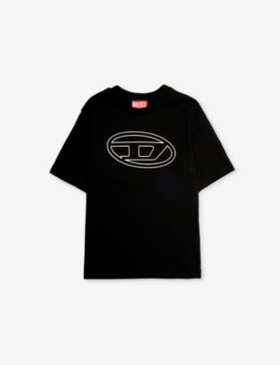 DIESEL: Logo-print short-sleeve cotton-jersey T-shirt 6-16 years