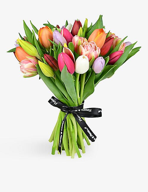 FLOWERS & PLANTS CO.: Mixed Tulips fresh flower bouquet