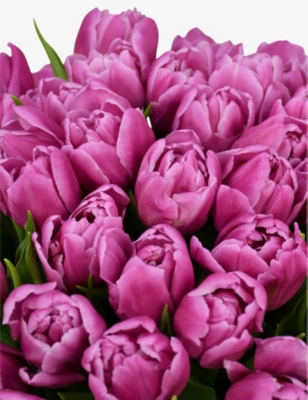 FLOWERS & PLANTS CO.: Purple Tulips fresh flower bouquet