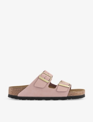 BIRKENSTOCK: Arizona two-strap leather sandals