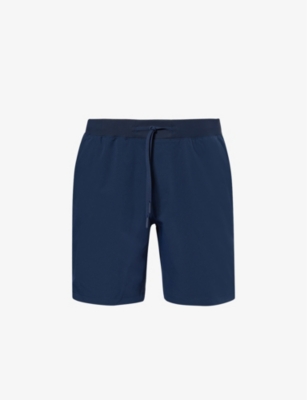 Lululemon Mens True Navy Zeroed In Linerless Stretch-recycled Polyester Shorts