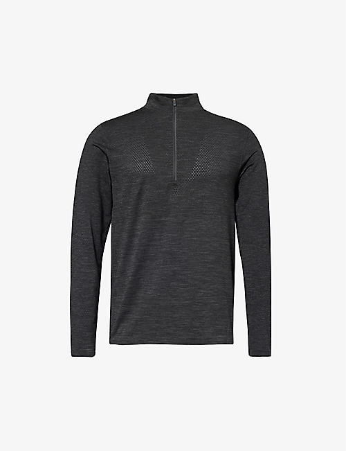 LULULEMON: Metal Vent Tech half-zip recycled polyester-blend sweatshirt