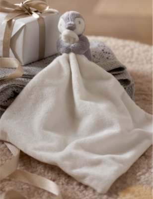 THE LITTLE WHITE COMPANY: Snowy Penguin soft comforter