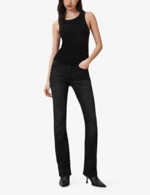 ALLSAINTS: Rina round-neck sleeveless stretch-woven tank