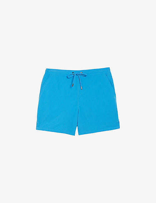 TED BAKER: Colne textured-weave woven swim shorts