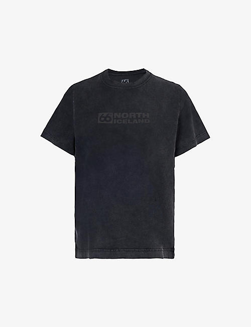 66 NORTH: Borgir faded-wash cotton-jersey T-shirt