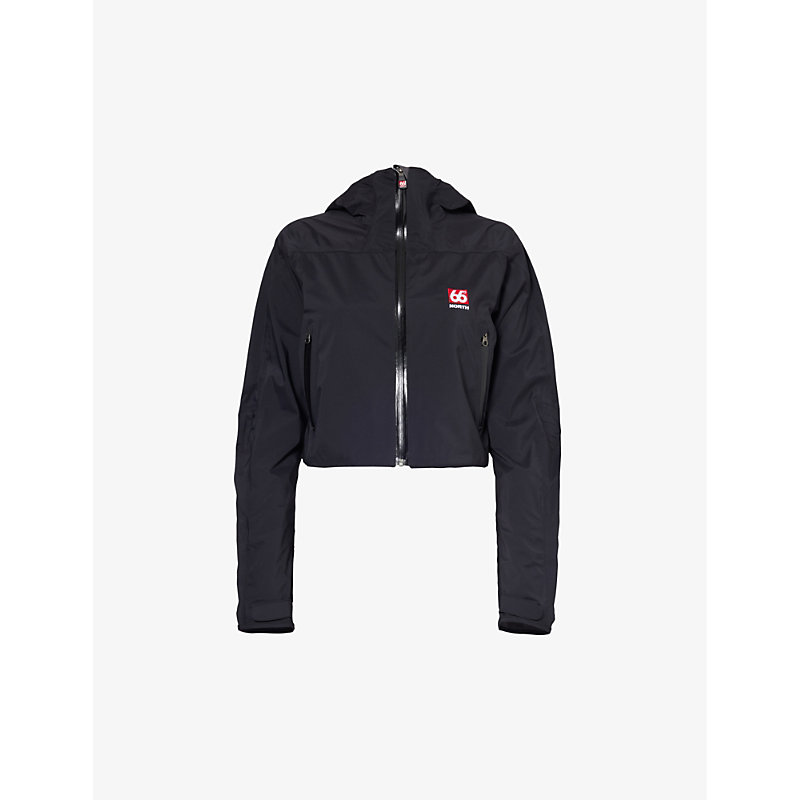 Shop 66 North Snaefell Cropped Shell Jacket In Black