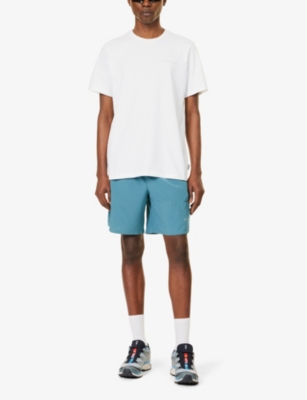 Shop Columbia Men's Cloudburst Hike Branded-print Stretch-woven Shorts