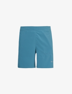 Shop Columbia Mens Cloudburst Hike Branded-print Stretch-woven Shorts
