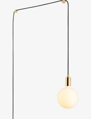 TALA - Plug and play sphere pendant brass light | Selfridges.com