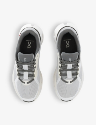 On-running Womens Frost White F Cloudrunner 2 Cushioned-sole Mesh Low-top Trainers In Frost White F