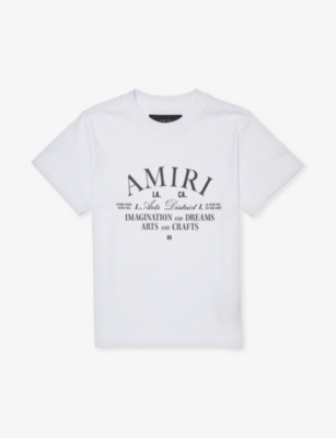 AMIRI: Logo-print short-sleeved cotton-jersey T-shirt 4-12 years