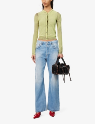 Acne Studios Straight-leg Cotton Jeans In Light Blue