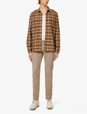 Frame Mens Garage Grime L'homme Slim Tapered-leg Slim-fit Stretch-denim Jeans In Garage Grime