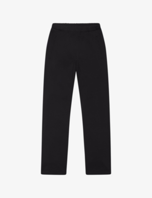 KHY - Wide-leg mid-rise cotton-terry jogging bottoms | Selfridges.com