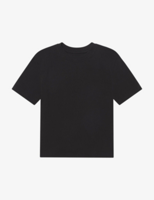 KHY: Cropped stretch-cotton jersey T-shirt