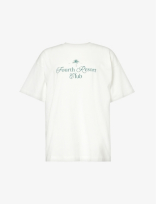 4TH & RECKLESS: Phi Phi logo-print regular-fit cotton-jersey T-shirt
