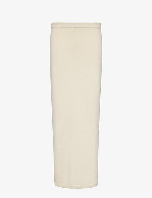 4TH & RECKLESS: Rico elasticated-waist cotton-blend maxi skirt
